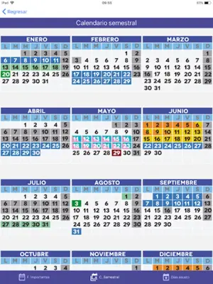 Calendario Académico UG android App screenshot 2